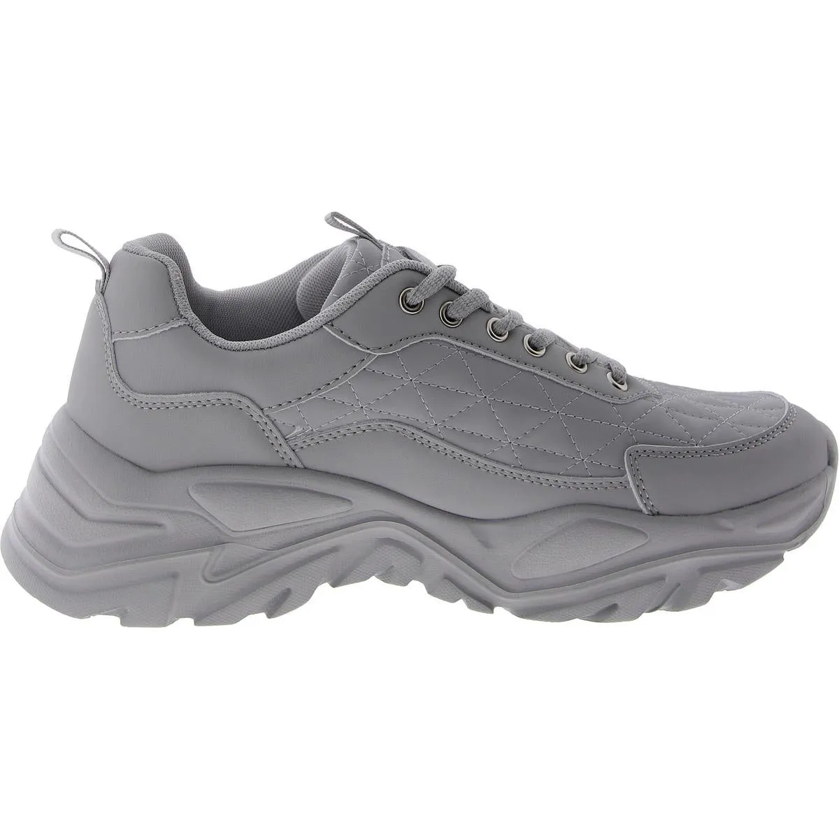 About Womens Faux Leather Lace-Up Casual And Fashion Sneakers