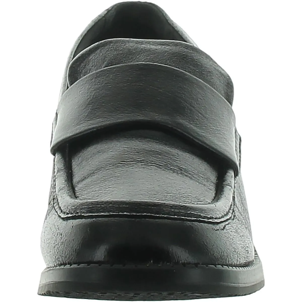 Accord Womens Faux Leather Slip-on Loafers