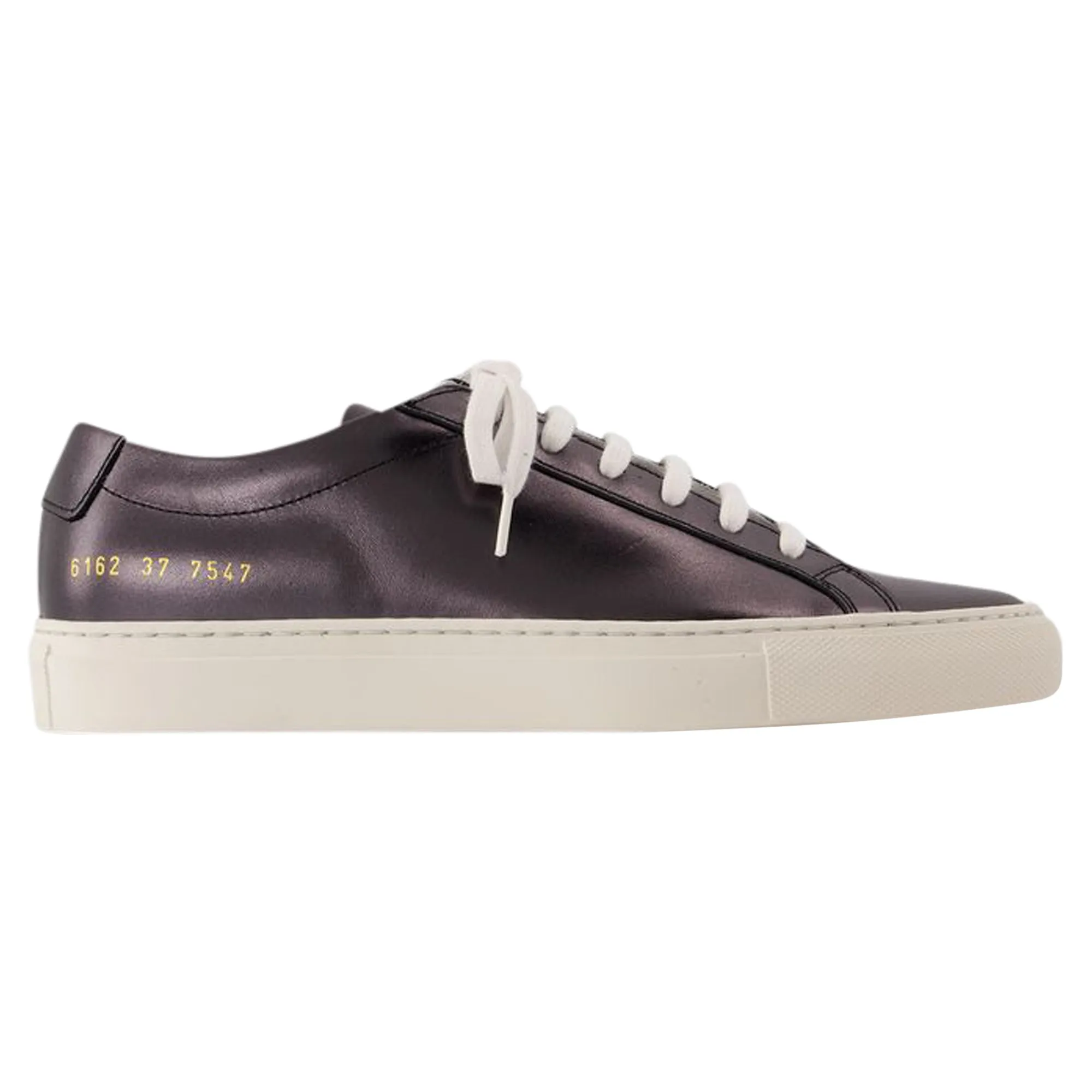 Achilles Shiny Sneakers - COMMON PROJECTS - Leather - Black