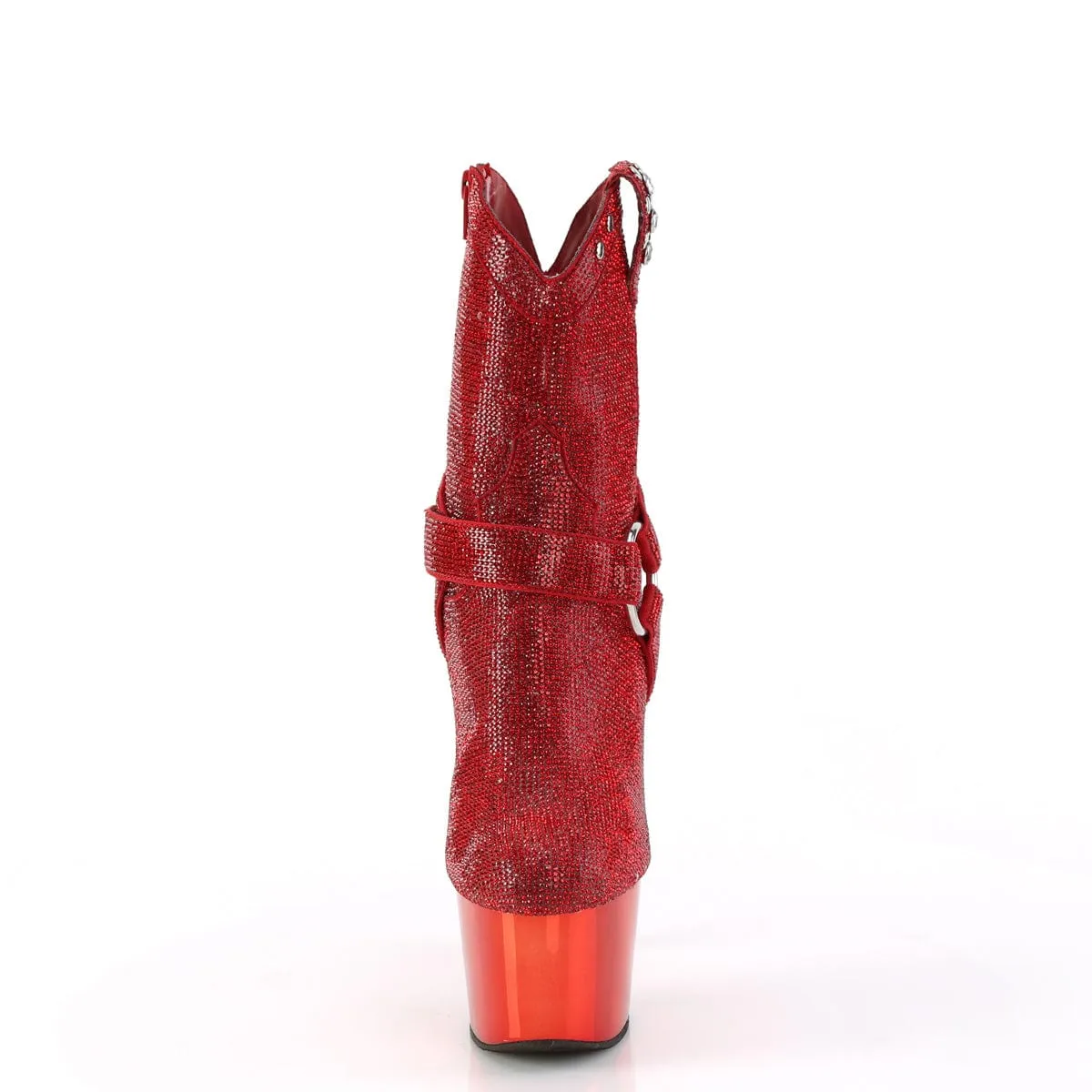ADORE-1029CHRS Red Rhinestones/Red Chrome