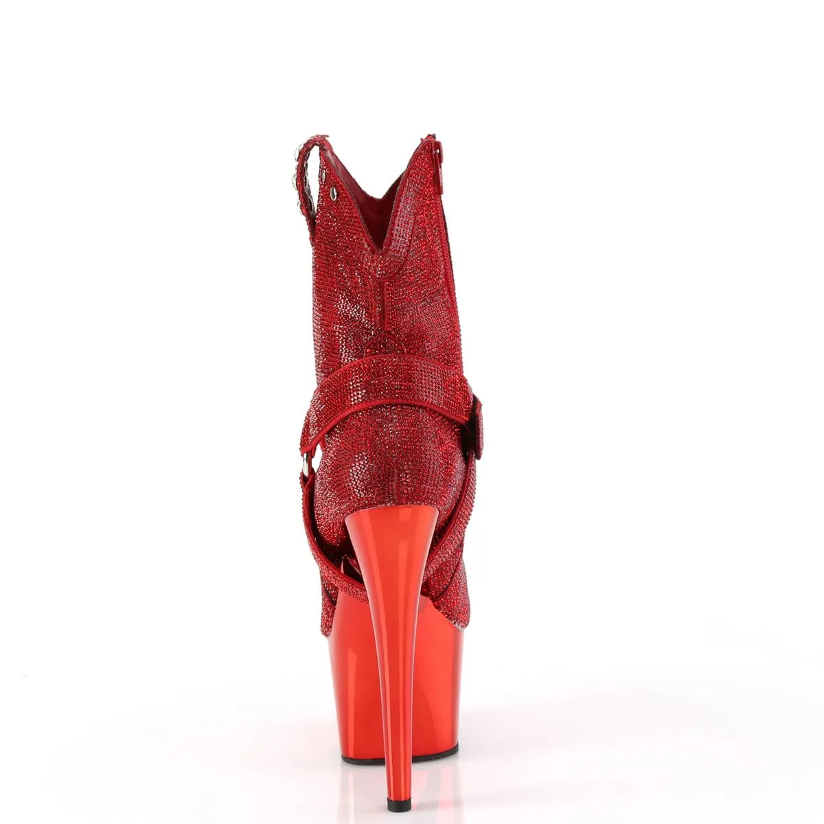 ADORE-1029CHRS Red Rhinestones/Red Chrome