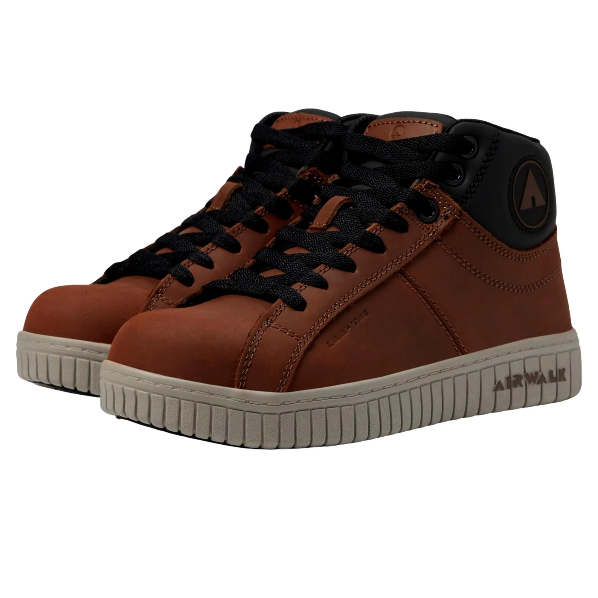 Airwalk Deuce Mid Comp Toe SD10 SR Tan / Brown  AW6213 Women's