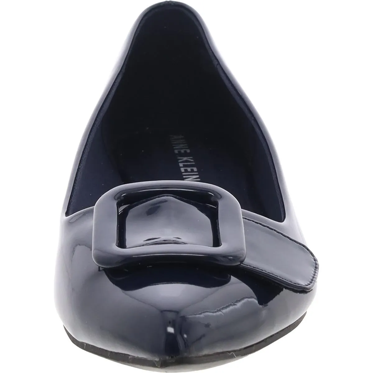AKKALEA Womens Patent Padded Insole Ballet Flats