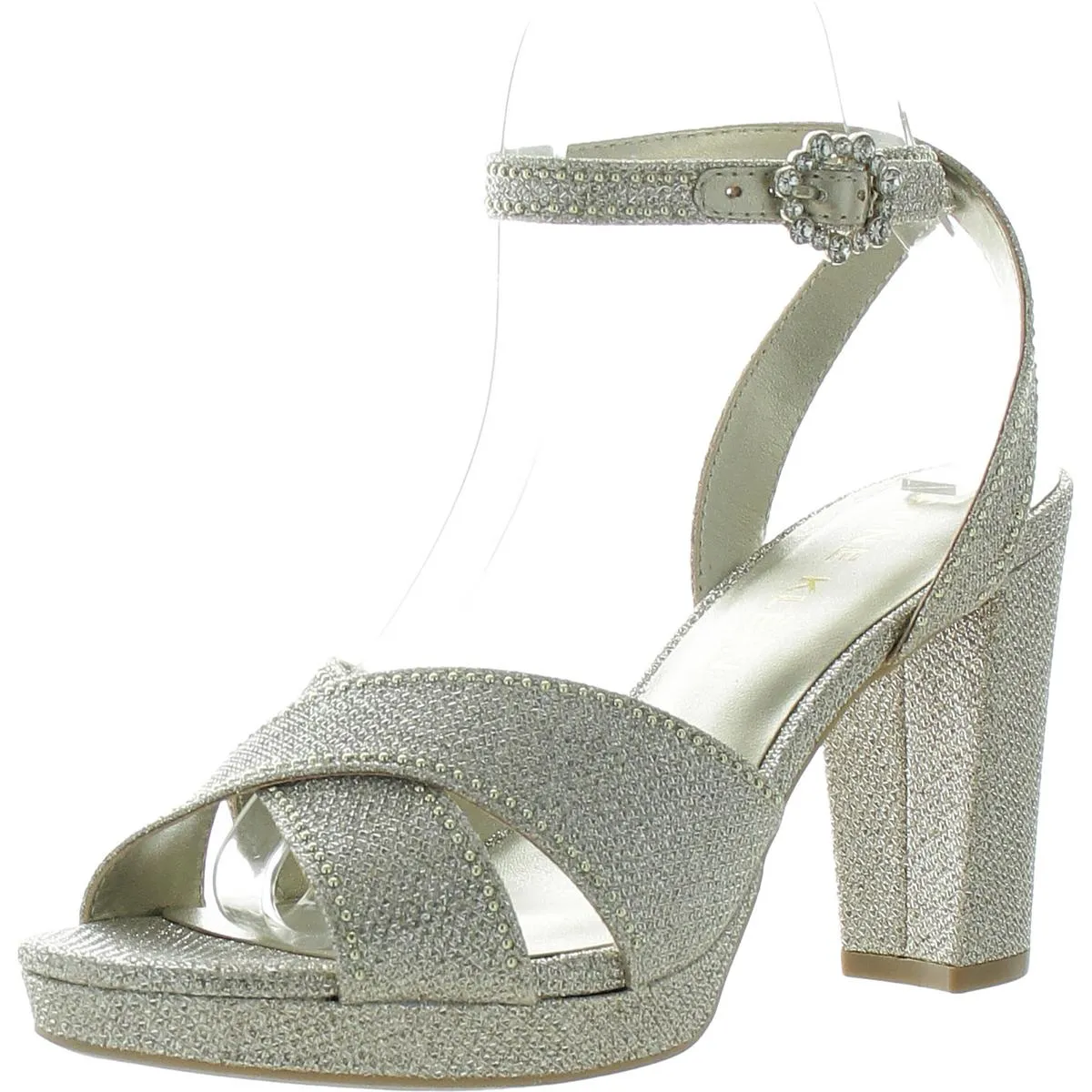 Akventura Womens Snake Print Casual Ankle Strap