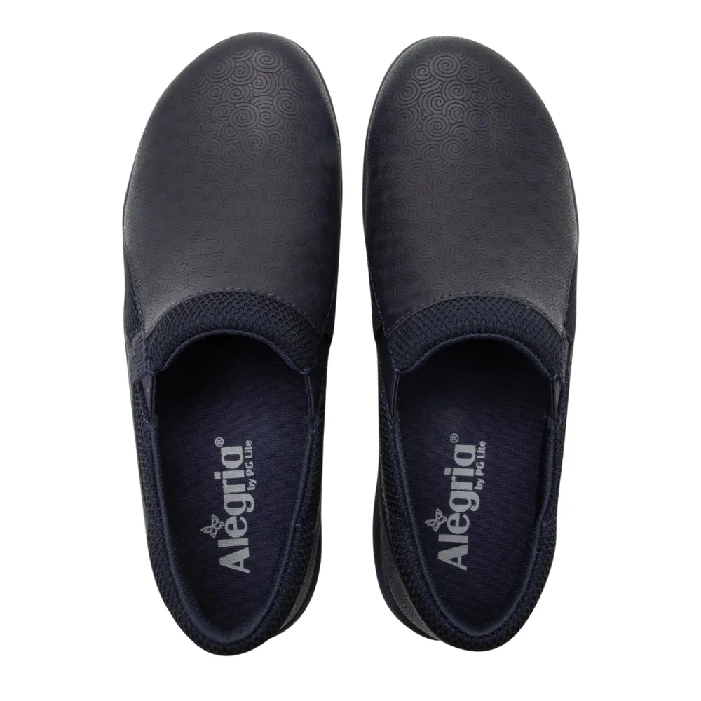 Alegria Duette Swirl Wind Navy Slip-On (Women's)