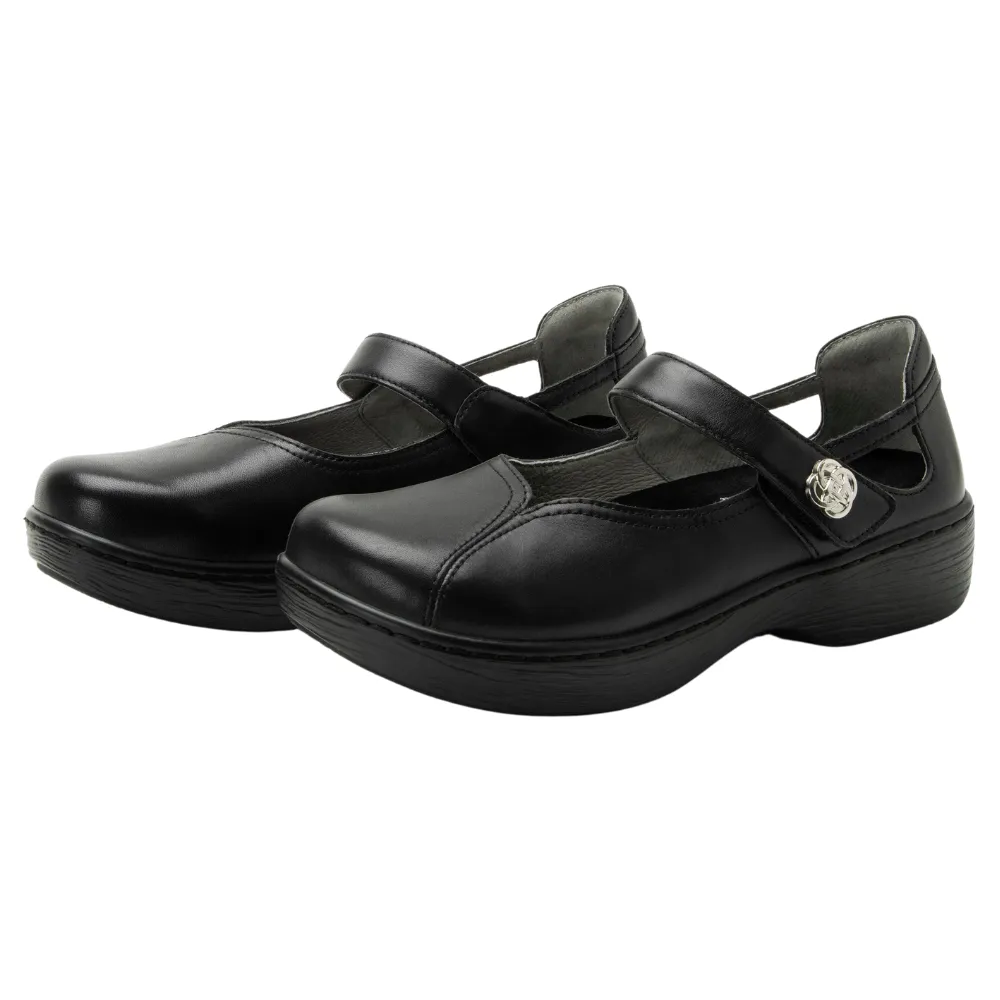 Alegria Onika Black Leather Shoe (Women's)