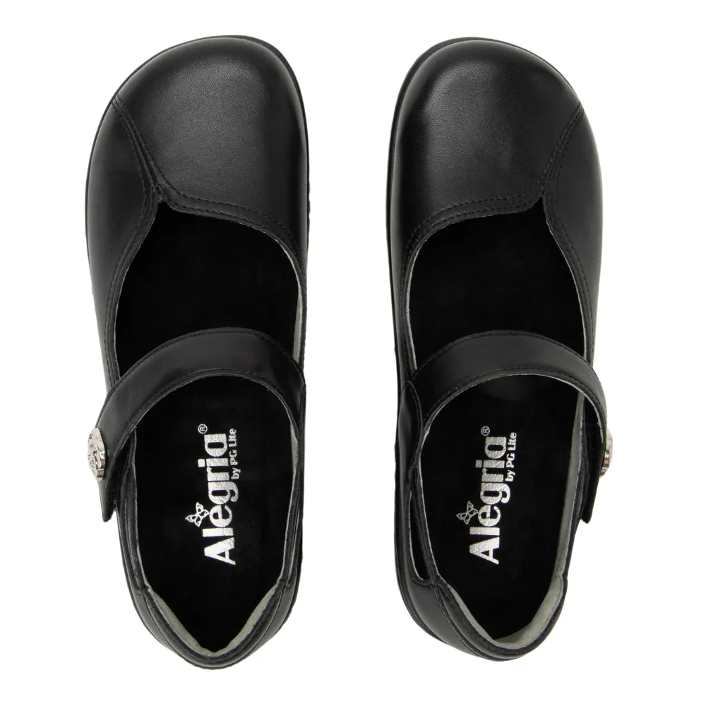 Alegria Onika Black Leather Shoe (Women's)