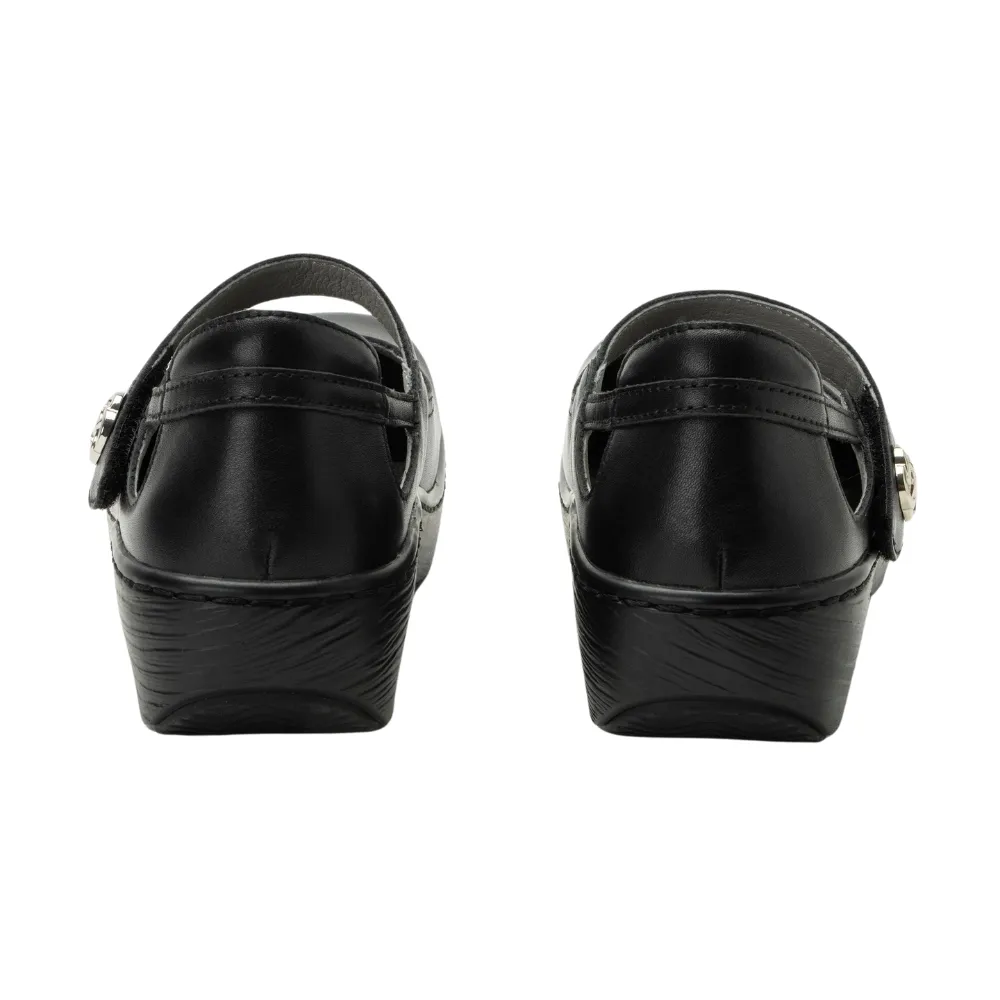 Alegria Onika Black Leather Shoe (Women's)