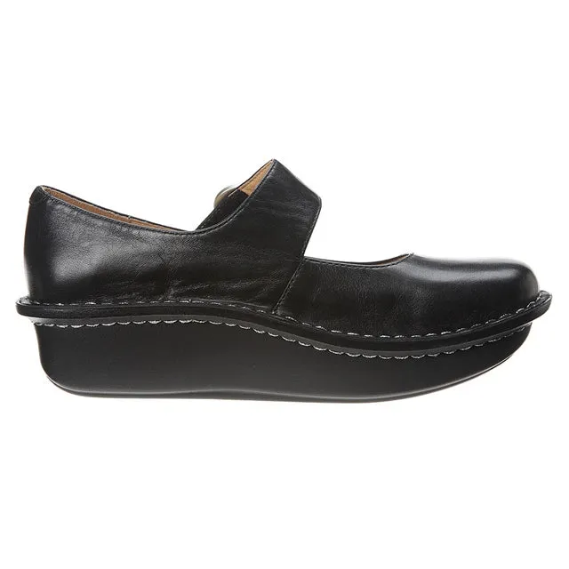 Alegria Paloma Mary Jane in Black Nappa (Women's)