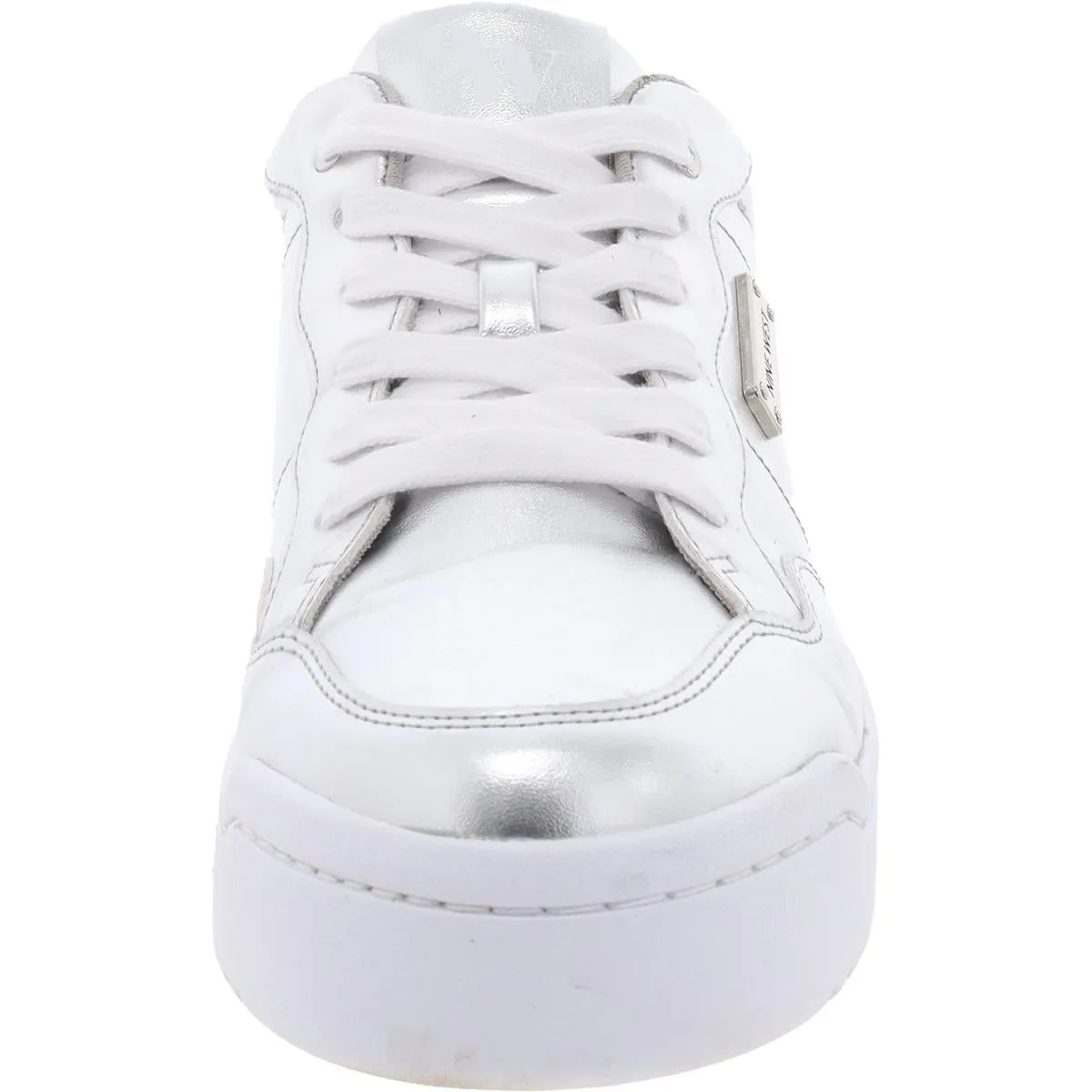 Aleno Womens Glitter Faux Leather Casual And Fashion Sneakers