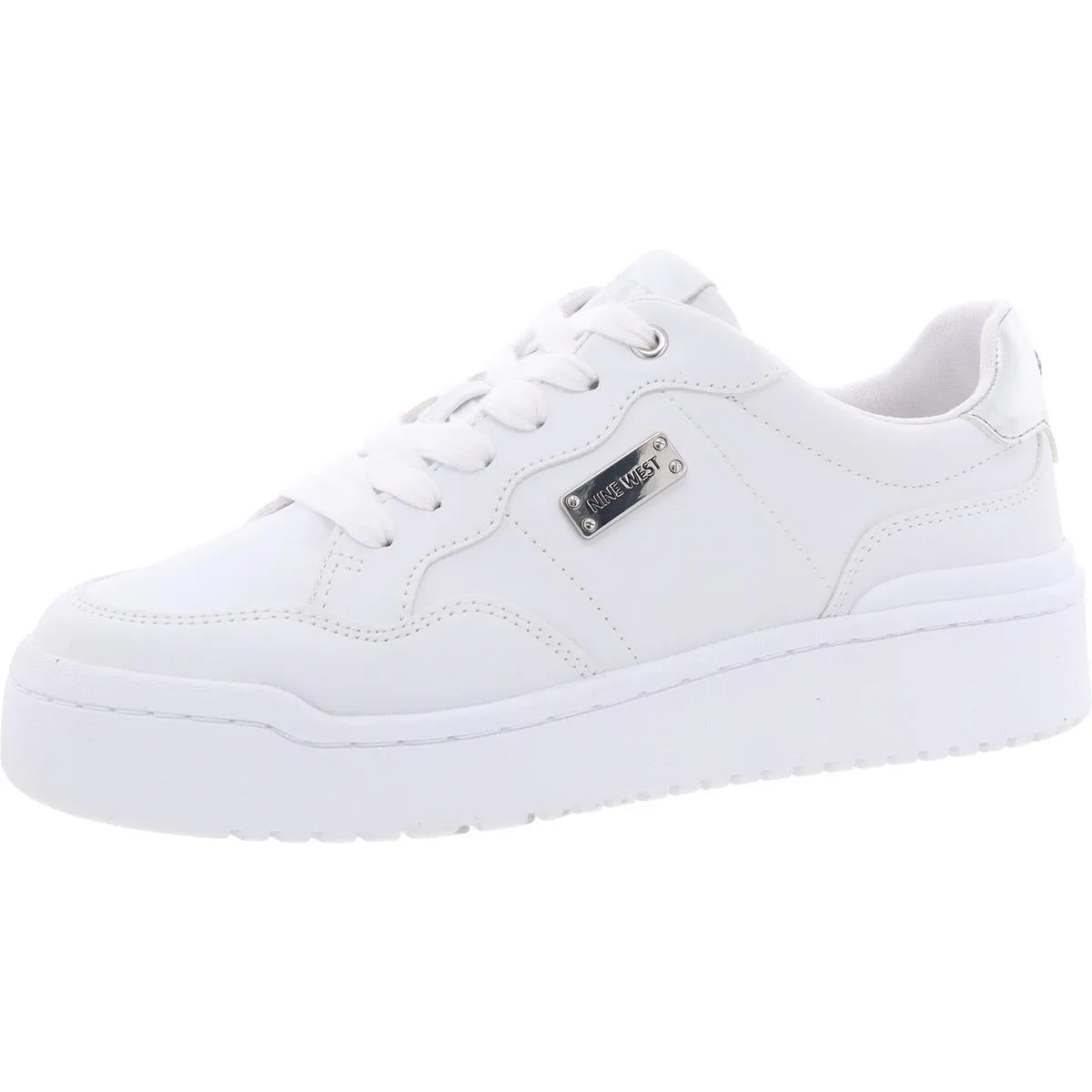 Aleno Womens Glitter Faux Leather Casual And Fashion Sneakers