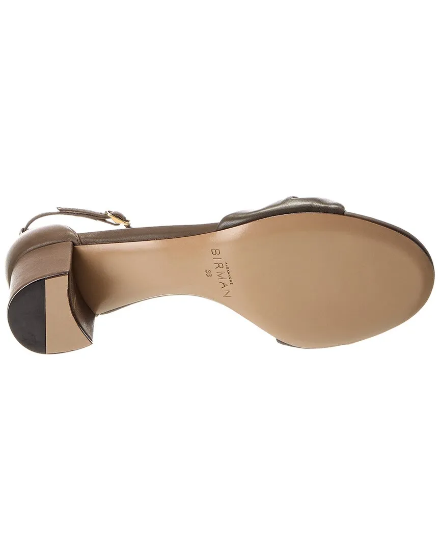 Alexandre Birman Kace Block 45 Leather Sandal