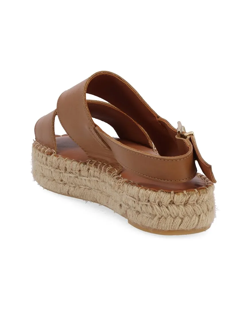 ALOHAS Double Leather Espadrille