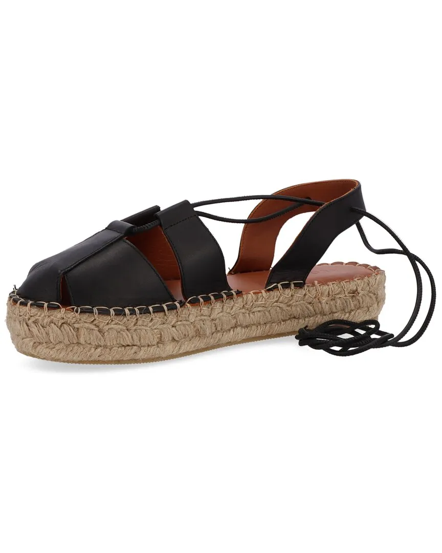 ALOHAS Roots Leather Espadrille