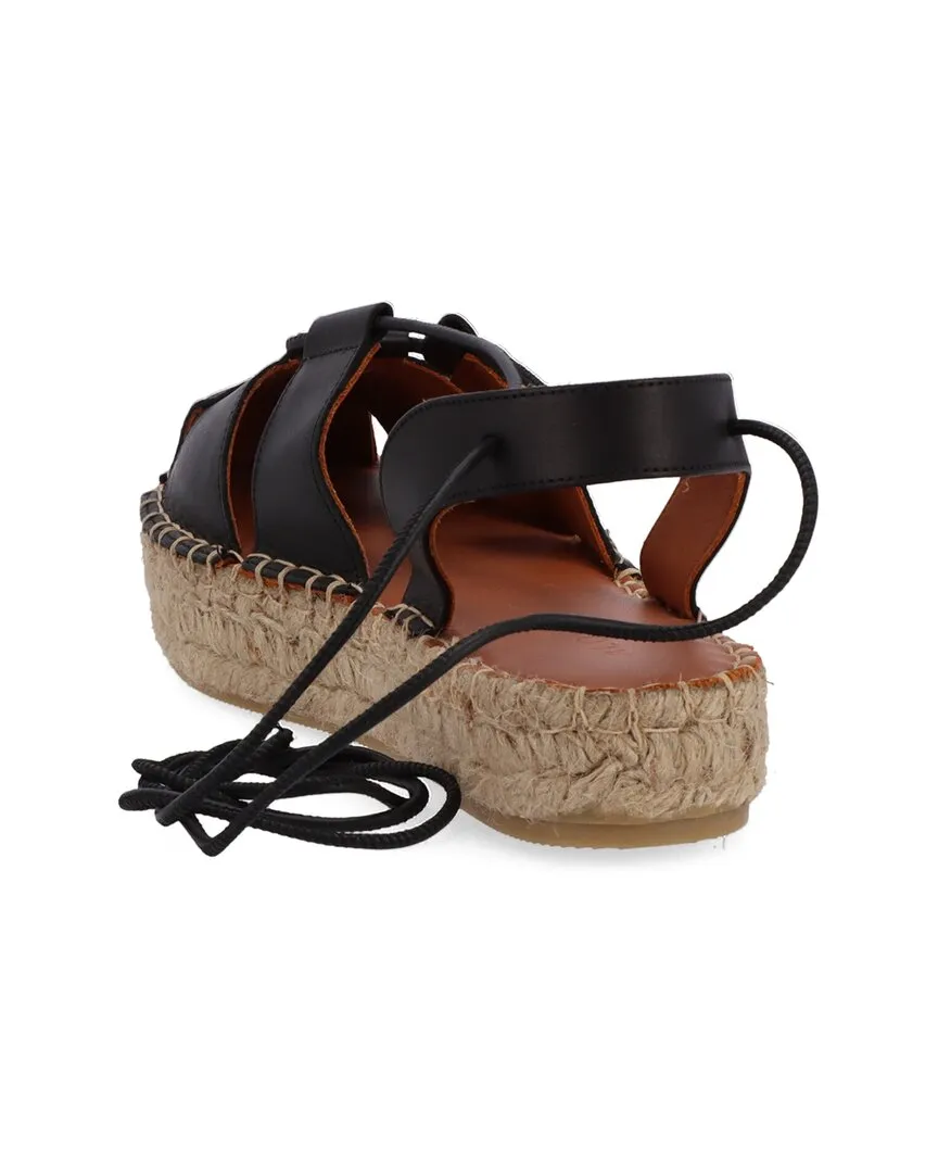 ALOHAS Roots Leather Espadrille