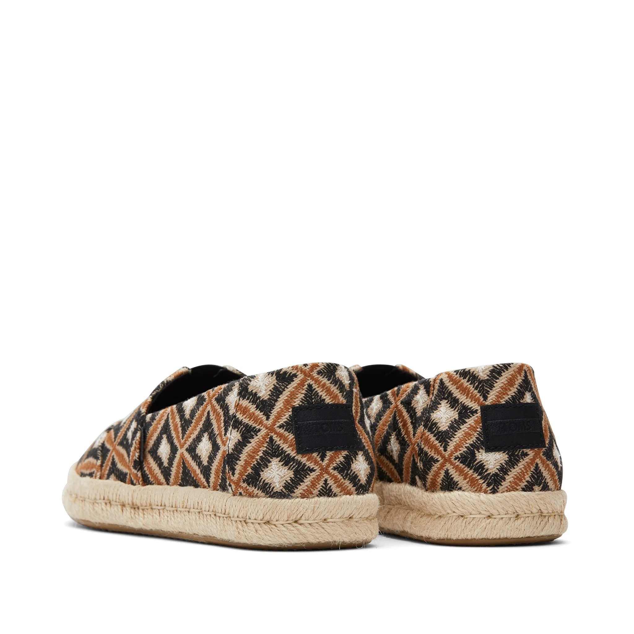 Alpargata Rope 2.0 Black Geometric Espadrille