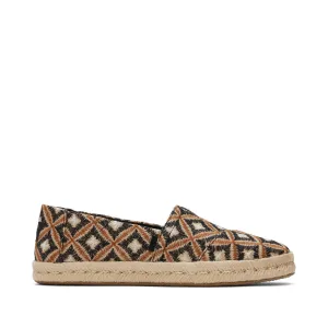 Alpargata Rope 2.0 Black Geometric Espadrille