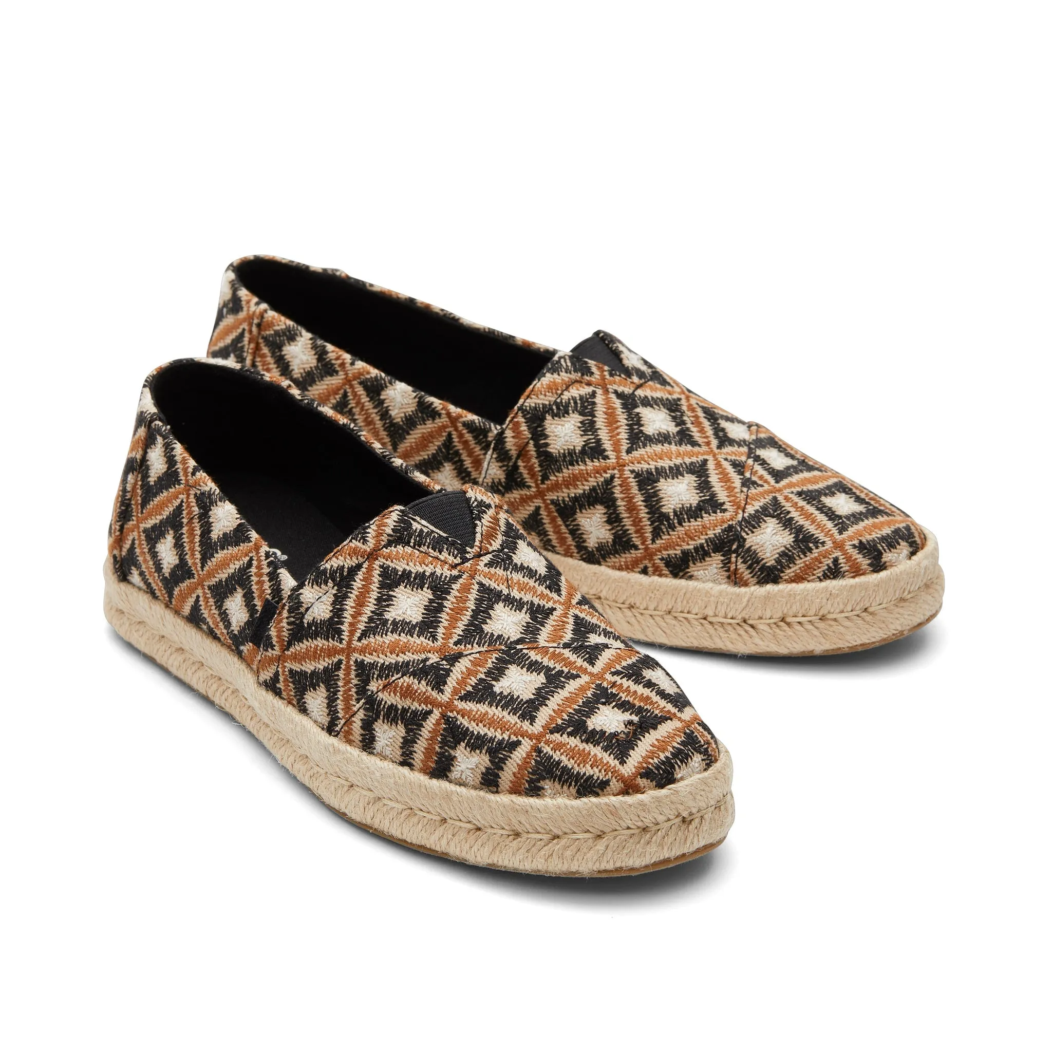 Alpargata Rope 2.0 Black Geometric Espadrille