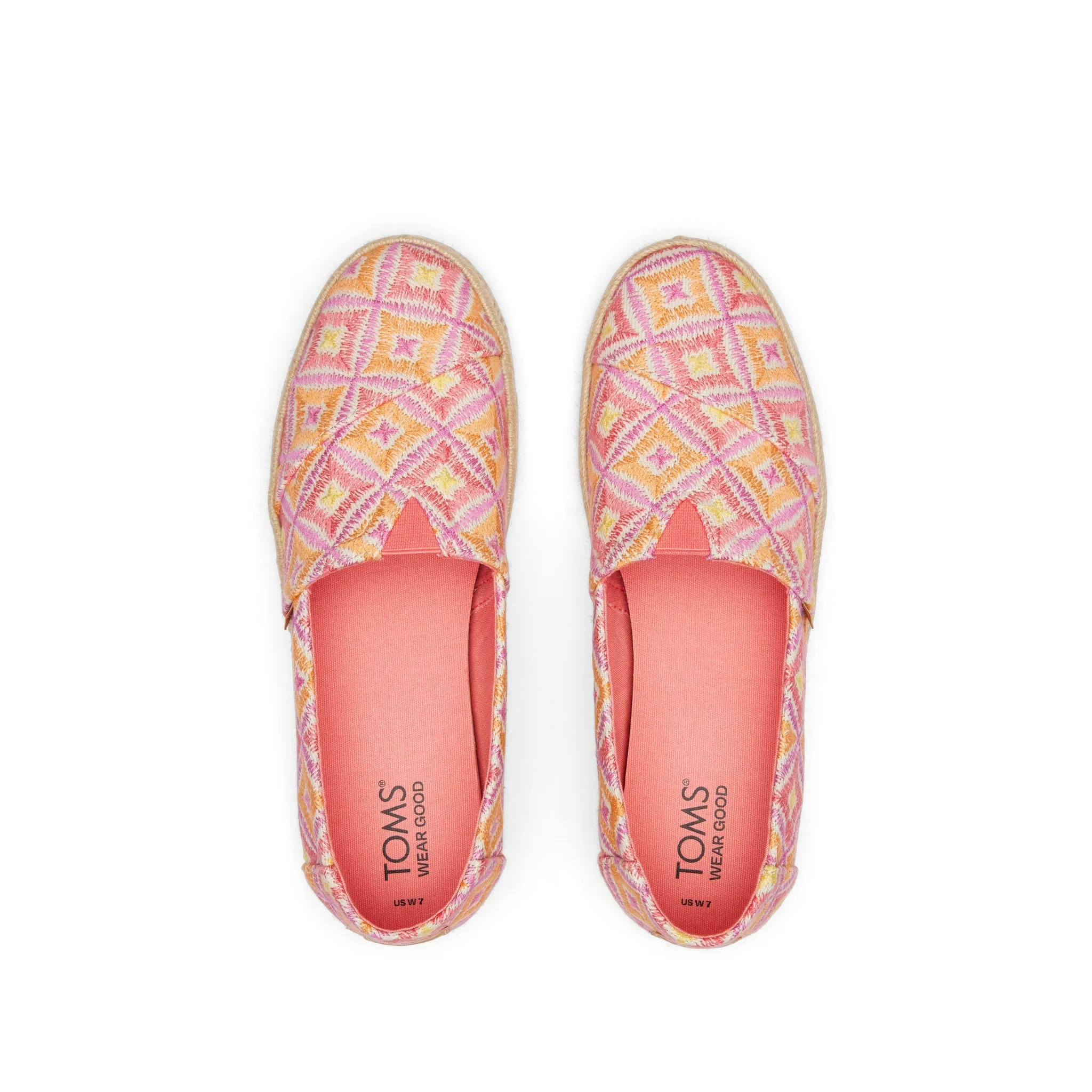 Alpargata Rope 2.0 Pink Geometric Espadrille
