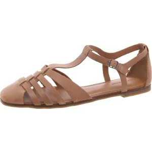 Alyema Womens Slip On Buckle Strappy Sandals