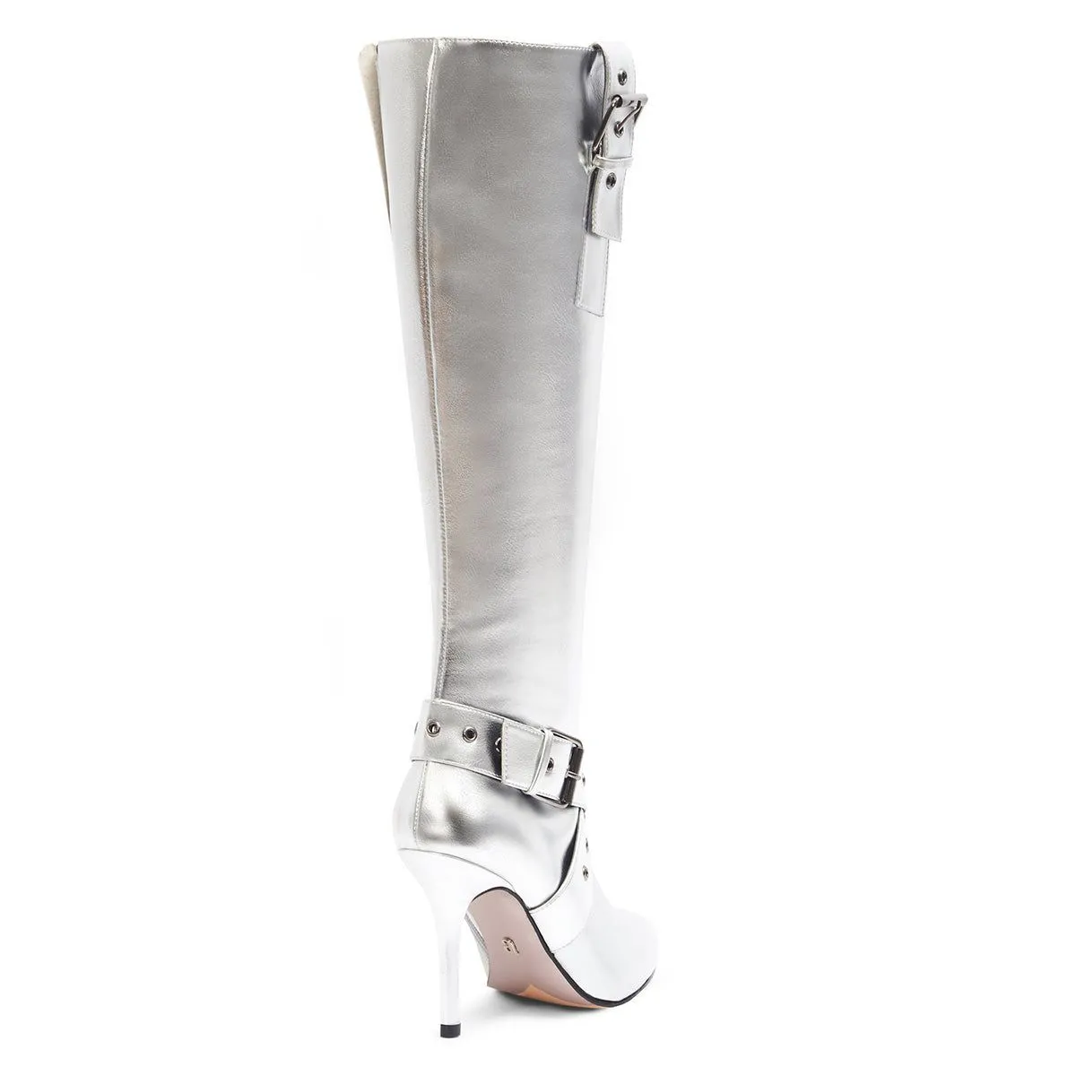 Andrea Knee High Boots With Stiletto Heel