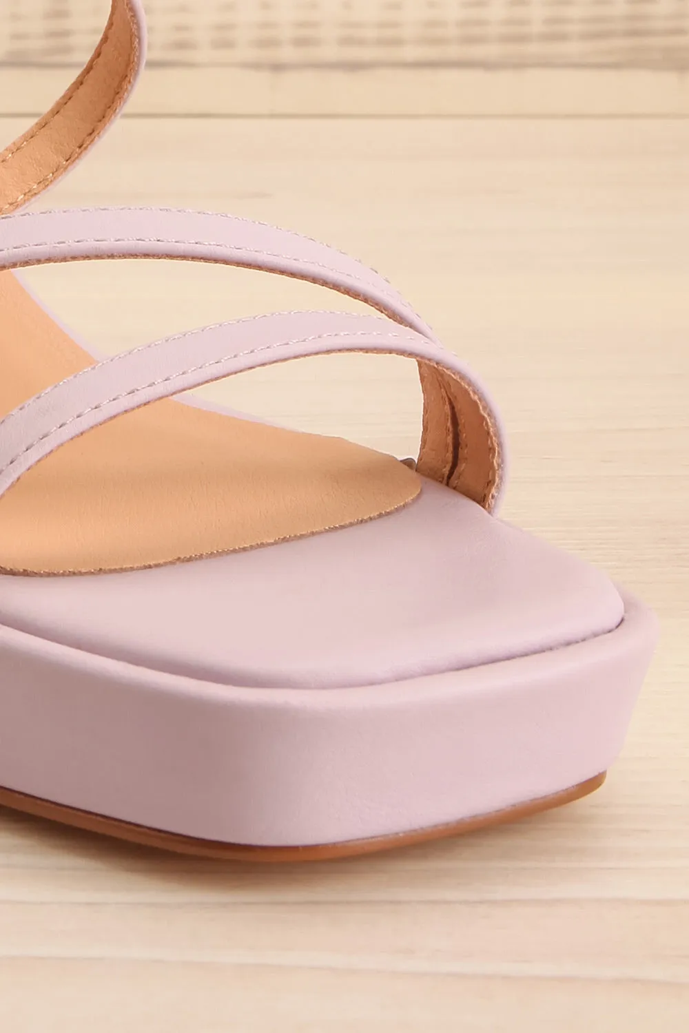 Aniston Lilac | Platform Heeled Sandals