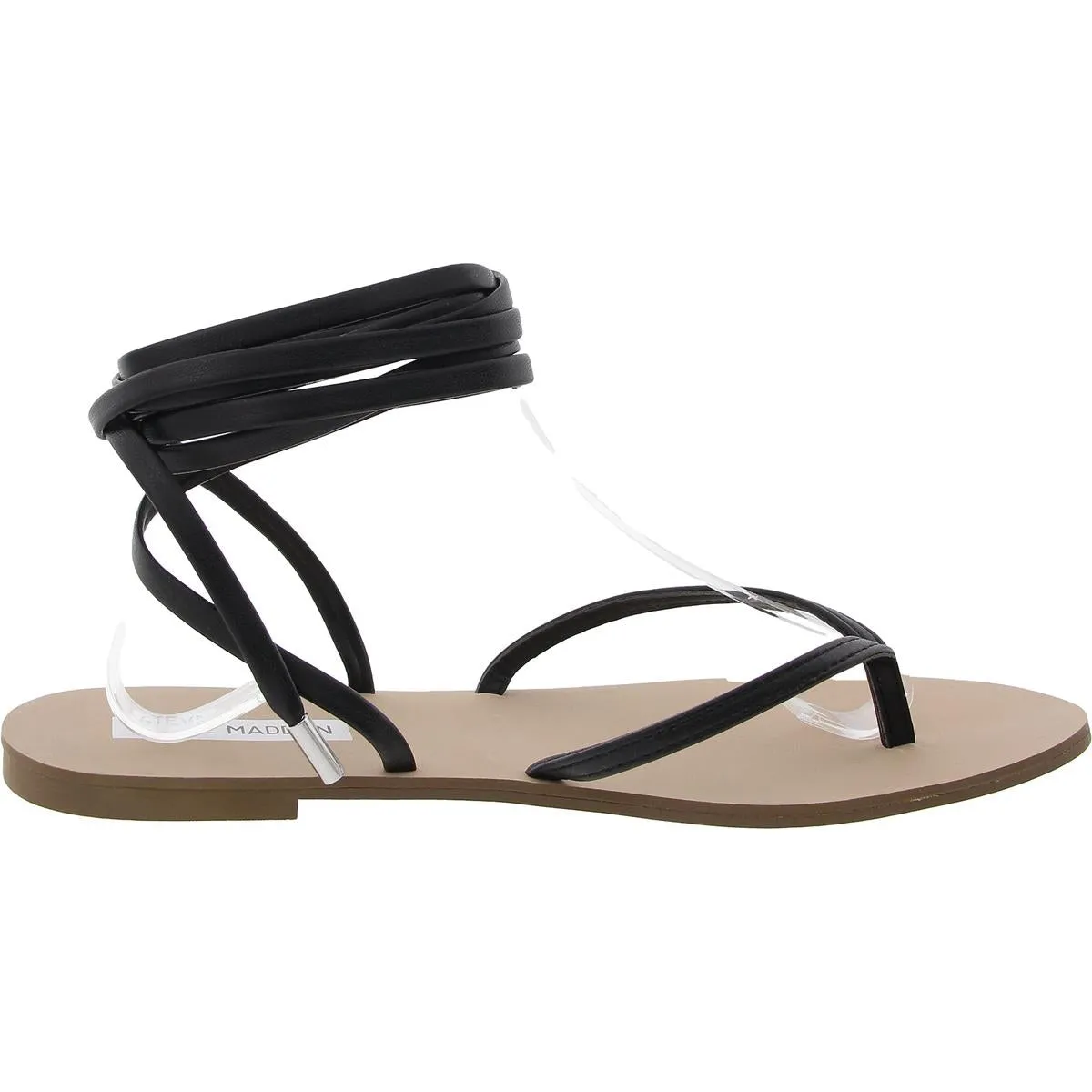 Anna Womens Strappy Faux Leather Lace-Up