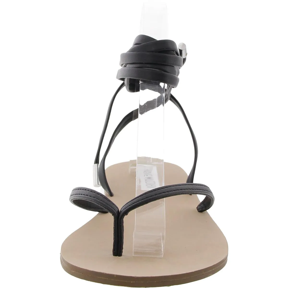 Anna Womens Strappy Faux Leather Lace-Up