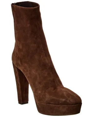 Aquazzura Saint Honore 120 Suede Boot