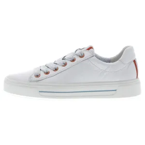 Ara Camden White Leather Sneaker (Women's)