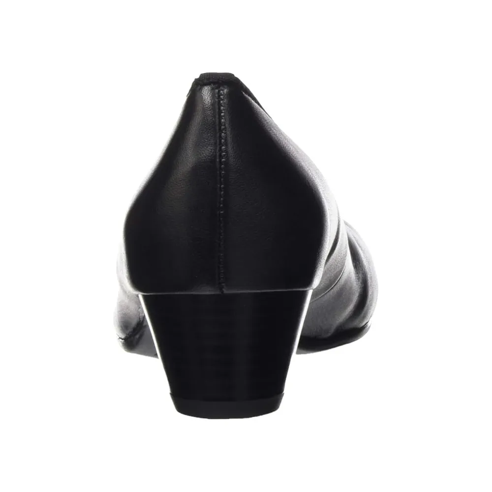 Ara Cardea Black Leather Pump (Women's)