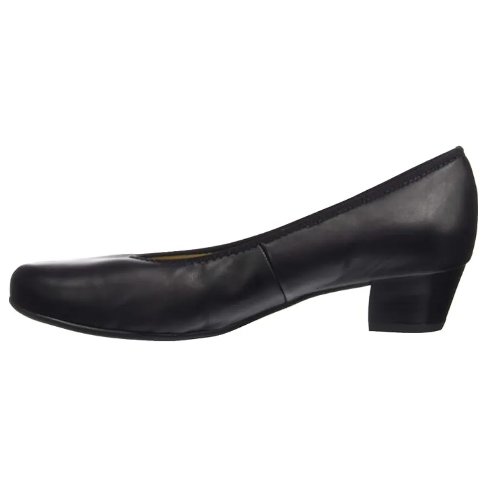 Ara Cardea Black Leather Pump (Women's)