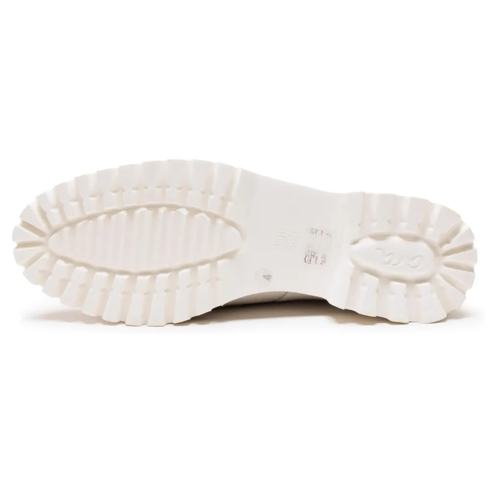 Ara Kiana Cream Leather Chain Loafer (Women's)