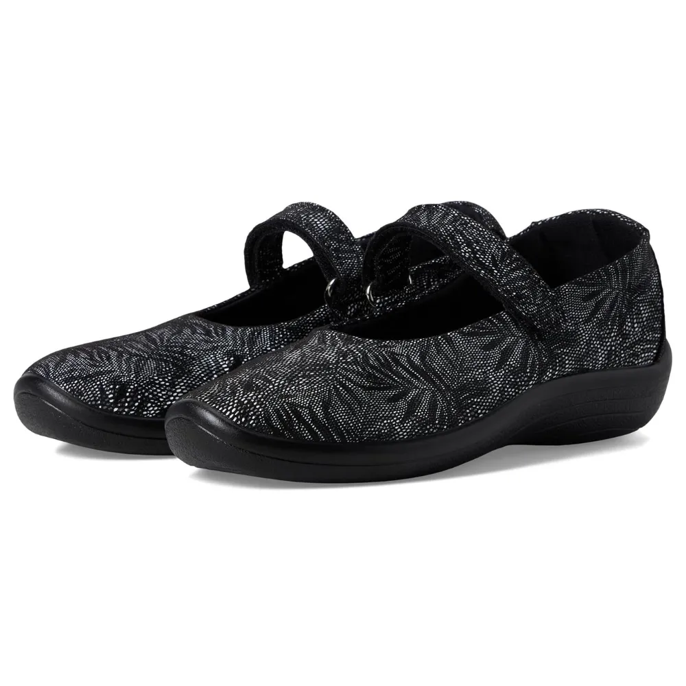 Arcopedico Estrela Black Palm Mary Jane (Women's)