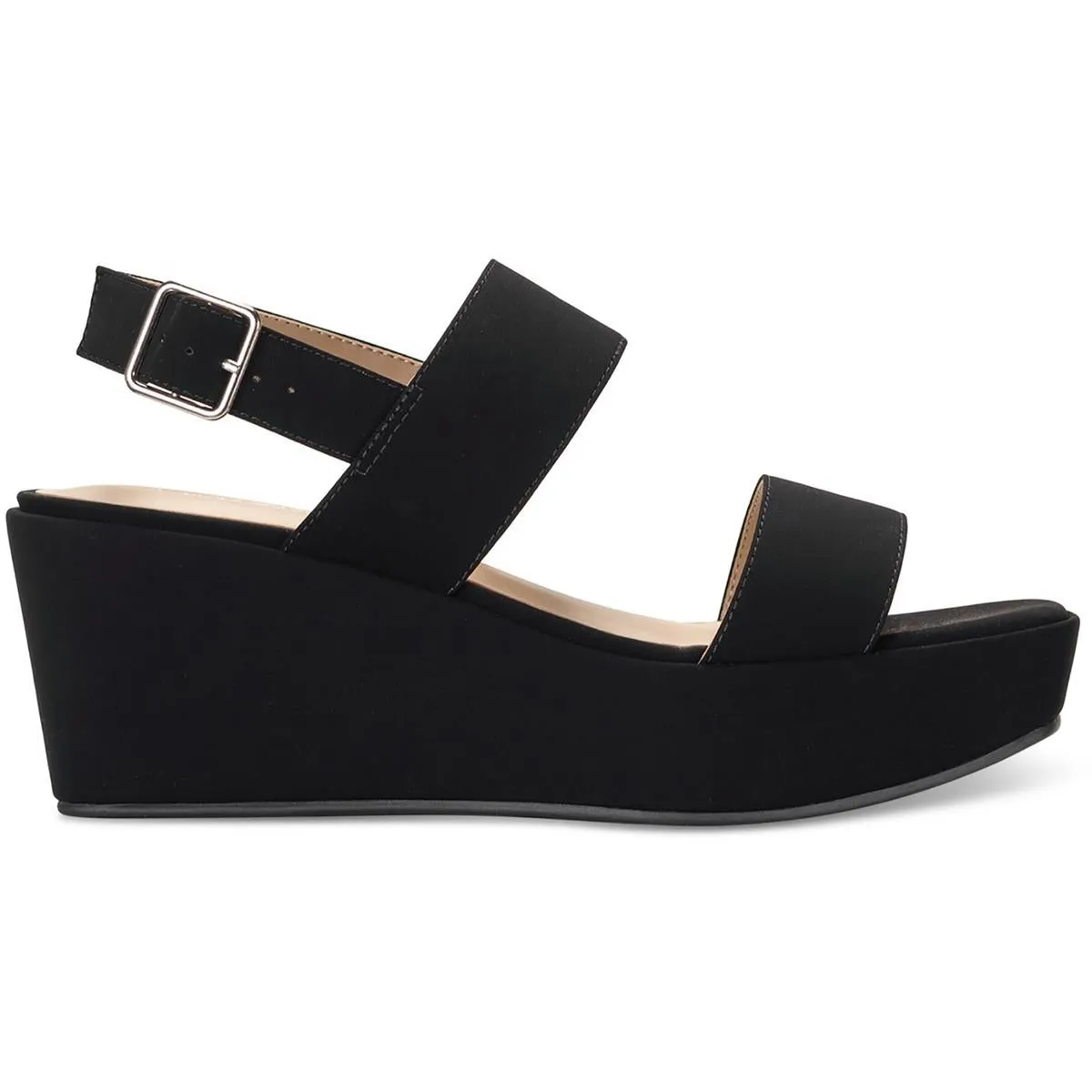 Ardennp Womens Solid Manmade Wedge Heels