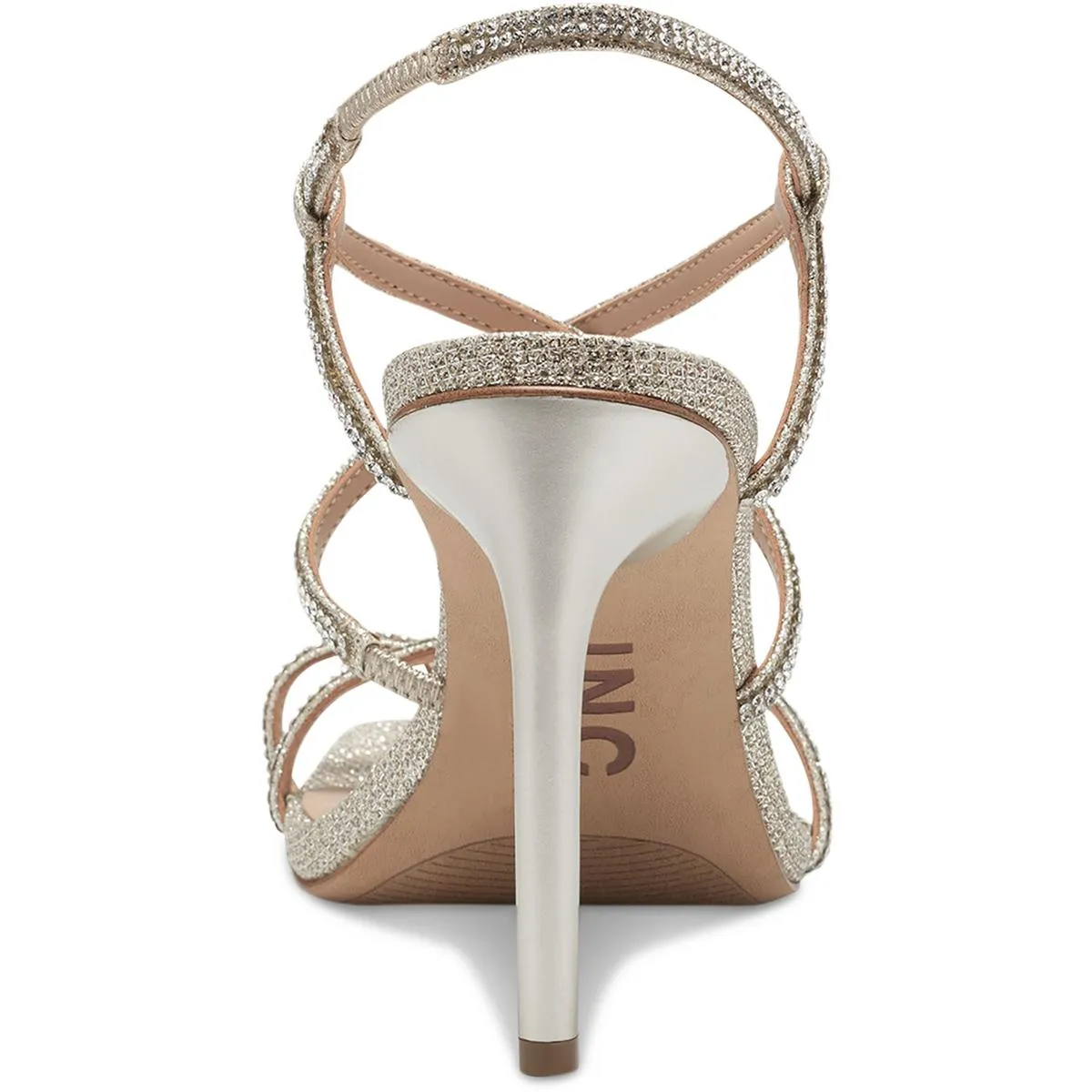 Artif Womens Canvas Square Toe Heels