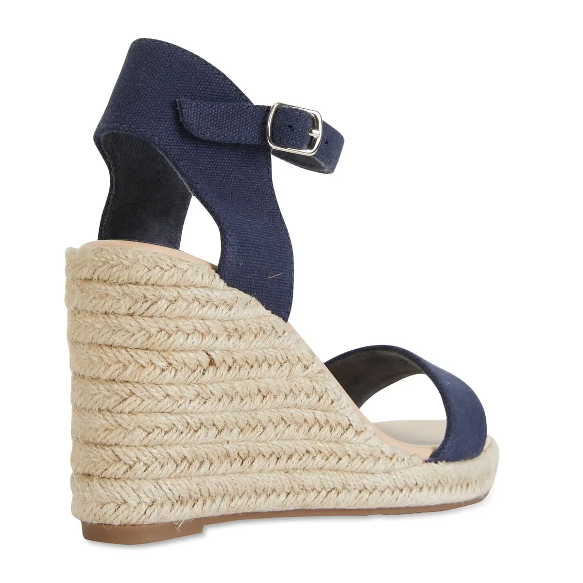 Audrey Espadrille in Navy Fabric