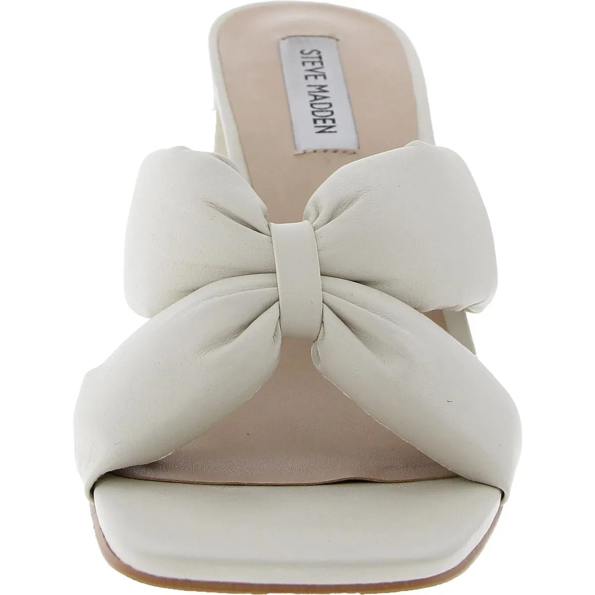 AVI Womens Padded Insole Leather Block Heel