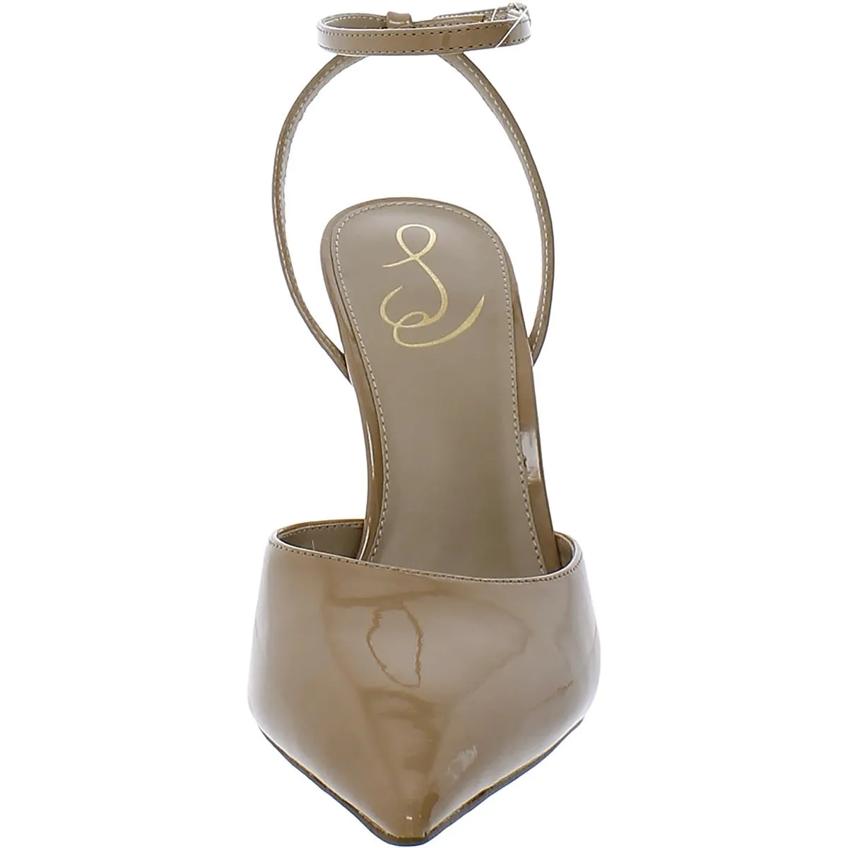 Avril Womens Buckle Ankle Strap Pumps