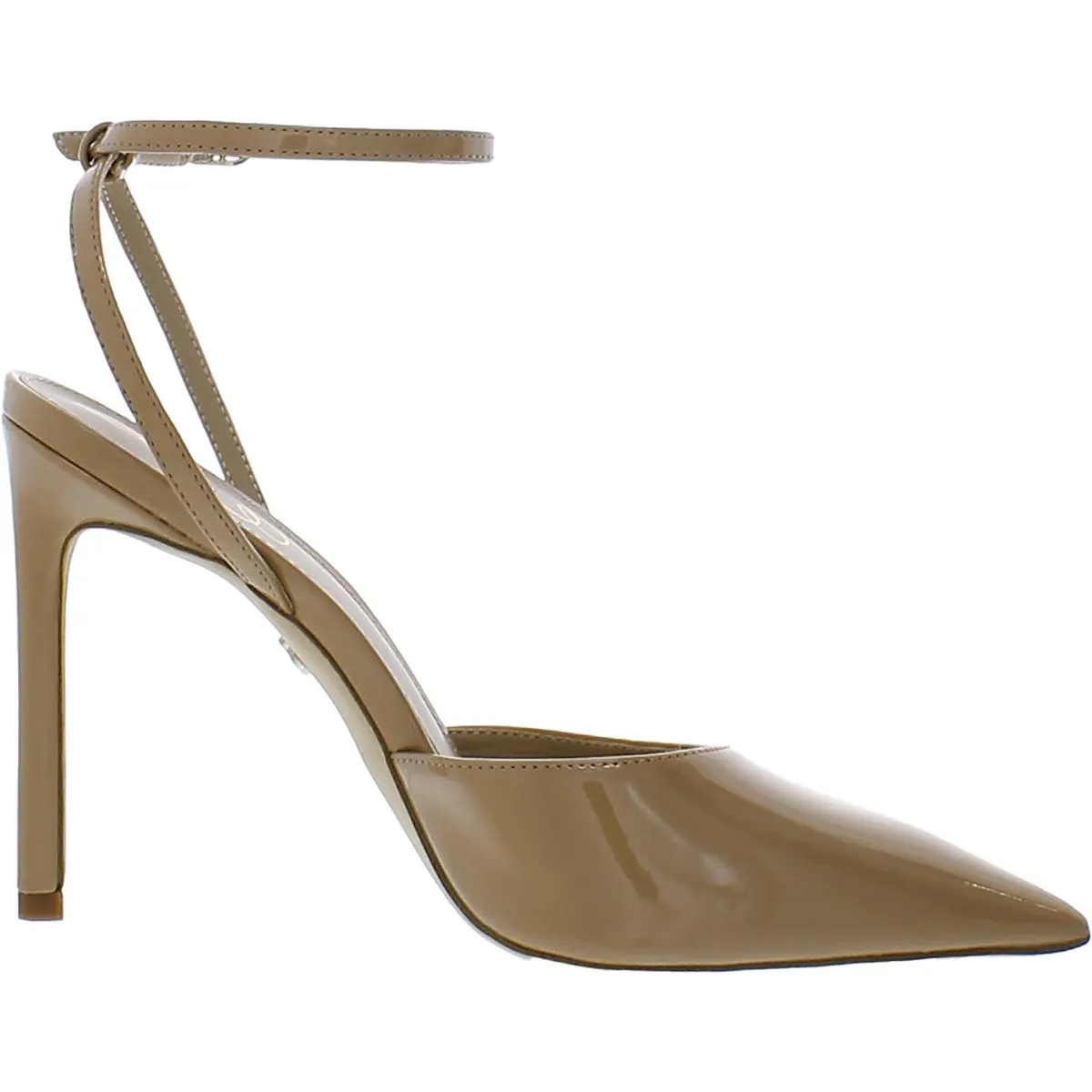 Avril Womens Buckle Ankle Strap Pumps