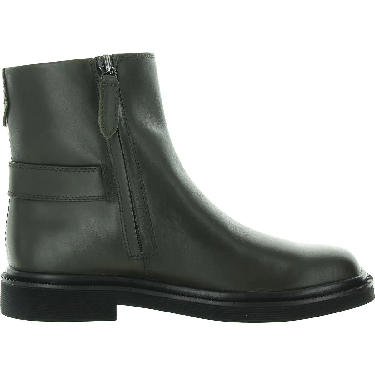 Axel Womens Slip On Zip Up Ankle Boots