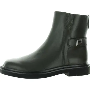 Axel Womens Slip On Zip Up Ankle Boots
