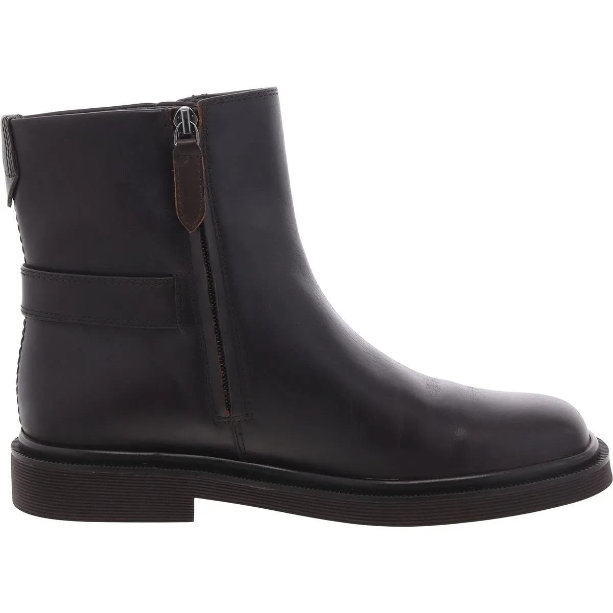 Axel Womens Slip On Zip Up Ankle Boots