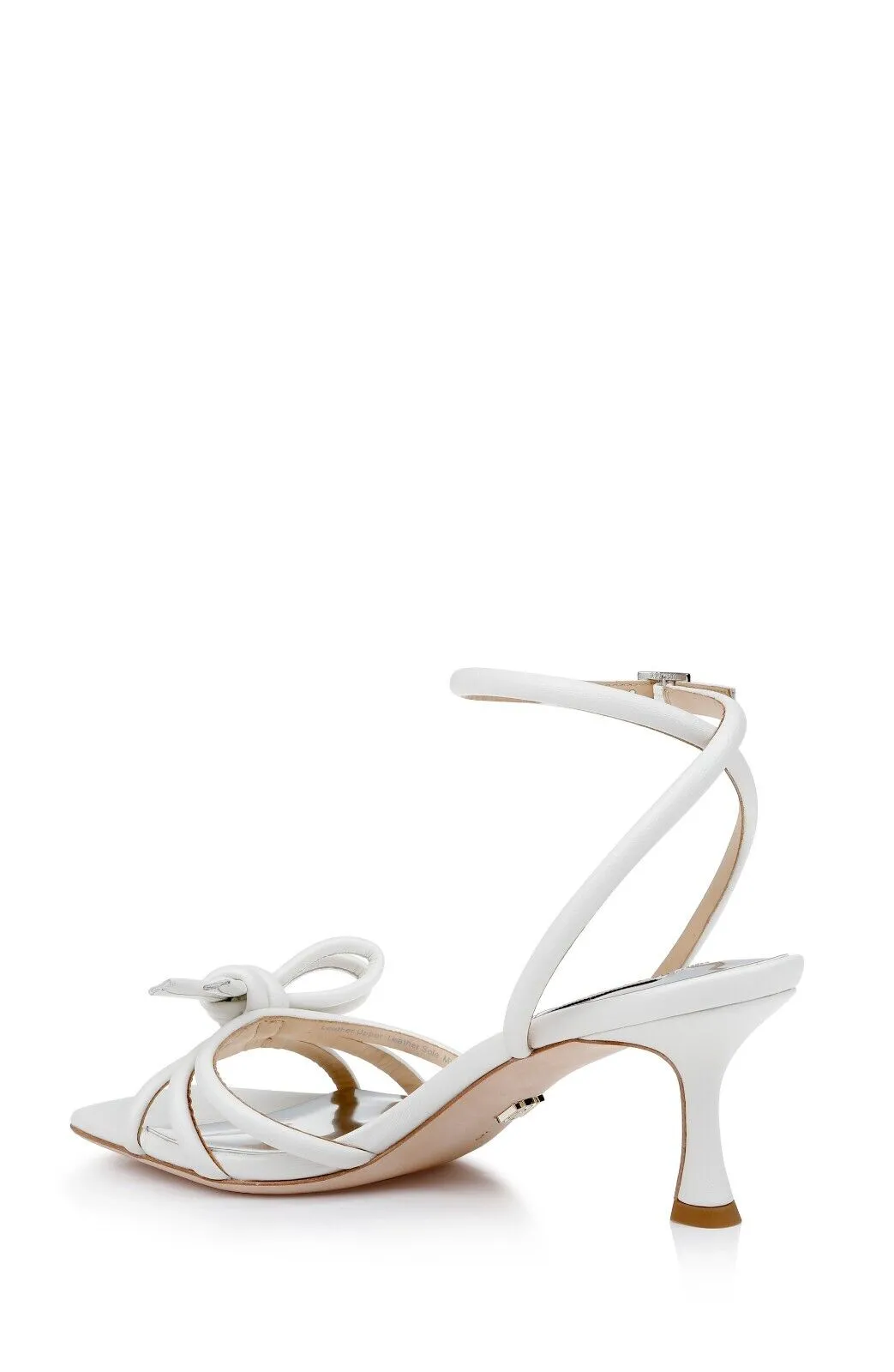 Badgley Mischka Loyalty MP7223 Women 5.5 Kitten Heel Knot Detail Sandals ZPO1214