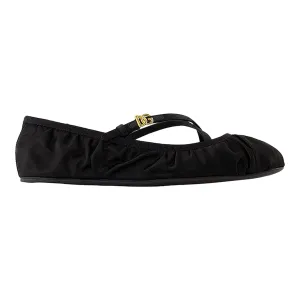 Ballerinas - Dolce&Gabbana - Satin - Black