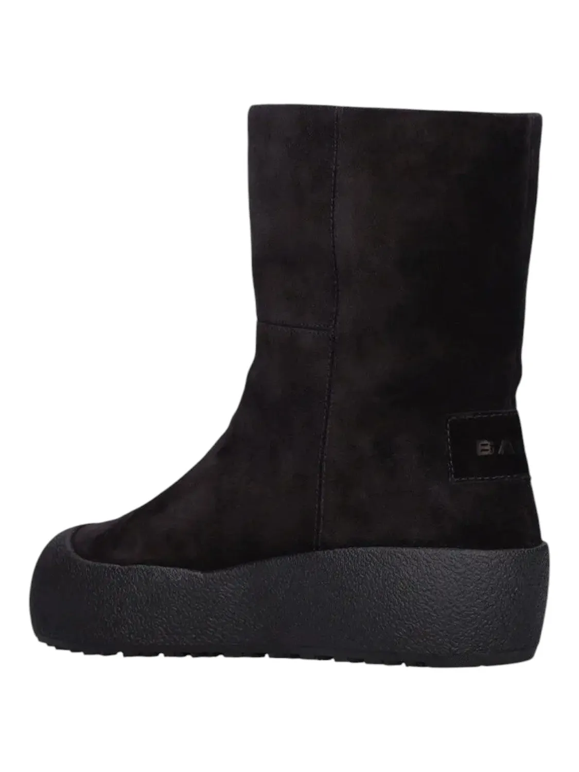 Bally GSTAAD 6302964 Women's Black Suede Leather Shirling Lined Boots