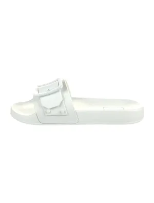 Bally Jeline 6231192 Women's White Rubber Slide Sandals