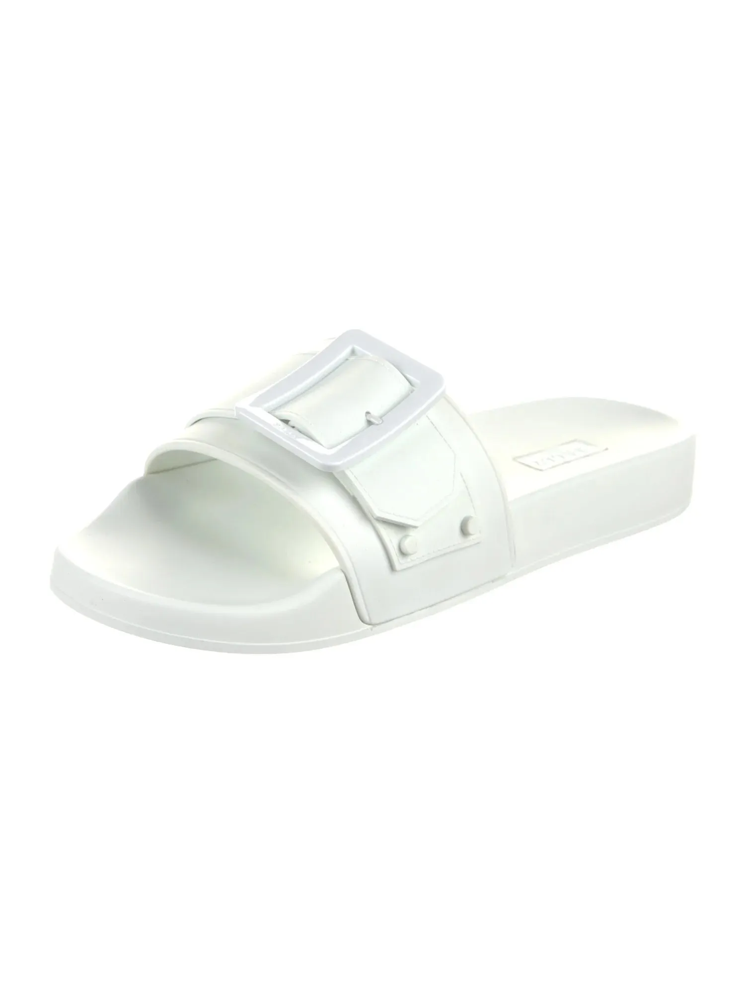 Bally Jeline 6231192 Women's White Rubber Slide Sandals