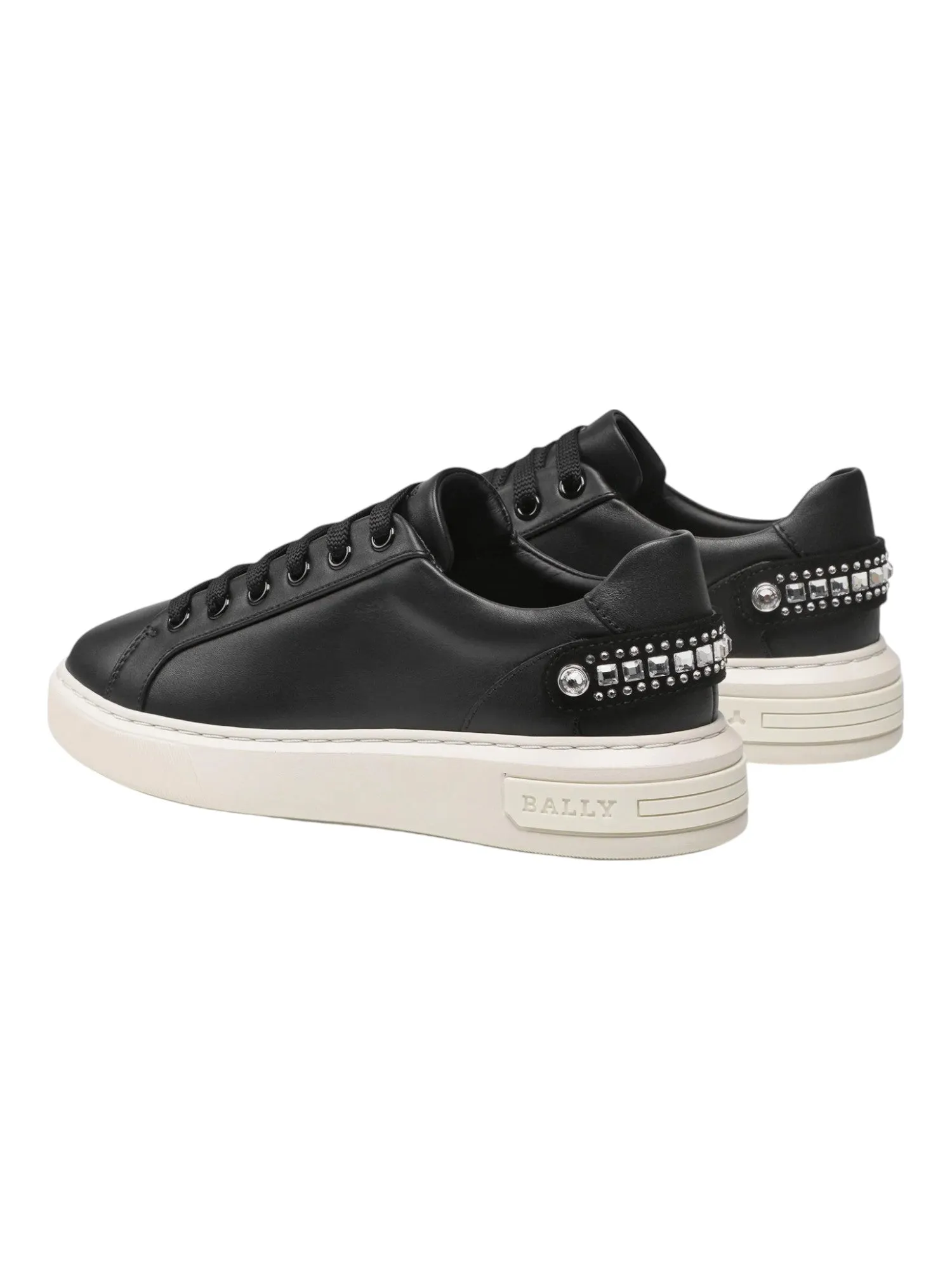 Bally Malya 6236583 Women's Black Calf Plain Sneakers