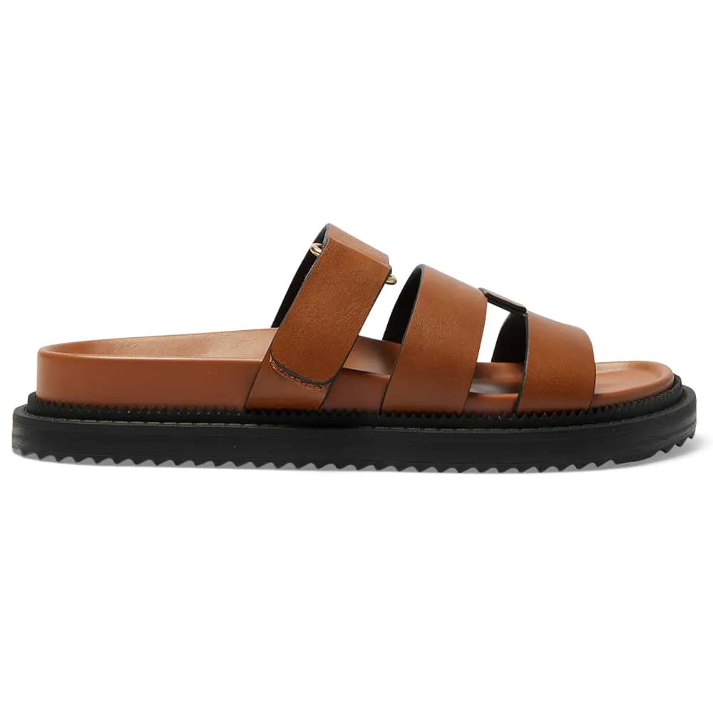 Balmoral Sandal in Tan Smooth